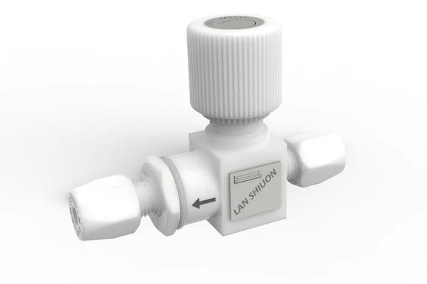 PTFE 可変式ニードルチェックバルブ